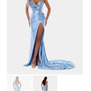 Elegant Blue Evening Gown